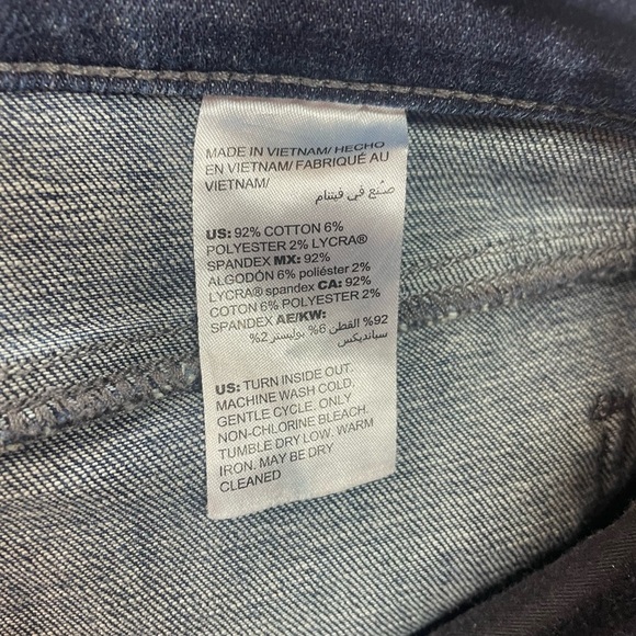 Chicos so slimming medium blue jeans. Soo cute with a little distressing. - Picture 2 of 5